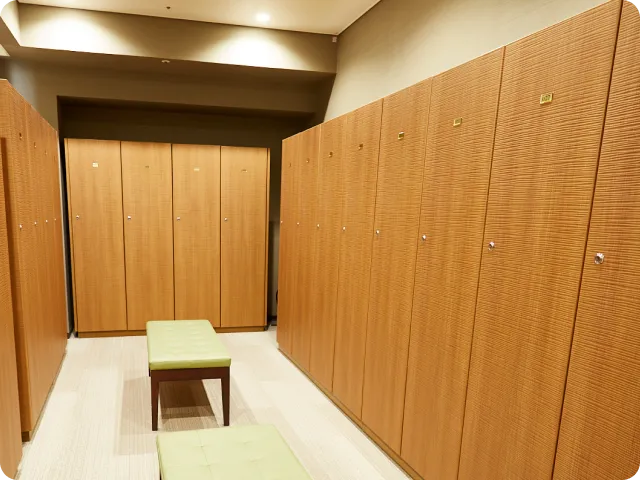 姫路市医師会 健診センター 設備画像:男子更衣室