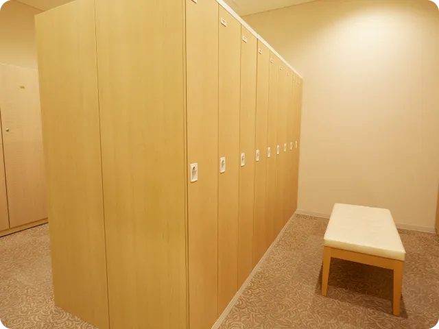 姫路市医師会 健診センター 設備画像:女子更衣室